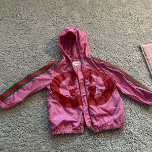 Nylon jacket with Gucci logo authentic